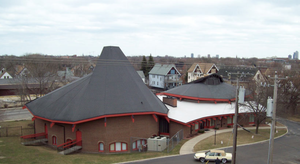Church thermoplastic roof replacement in Milwaukee