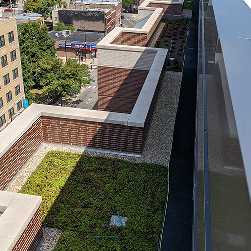 View of Beautiful roofing project on Chicago penthouse rooftop | Roofed Right ...