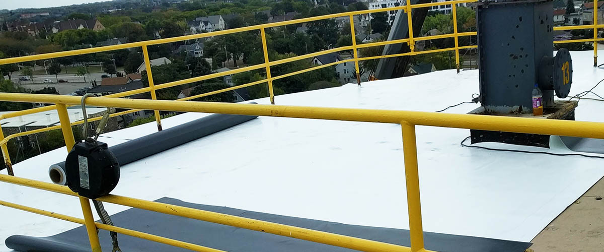 Milwaukee TPO roof installation