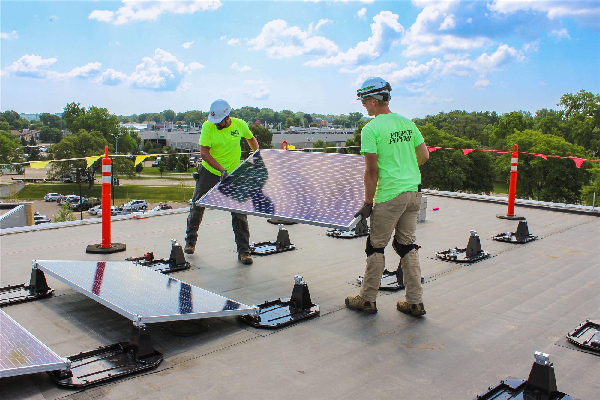 solar roof installed by our solar roofers