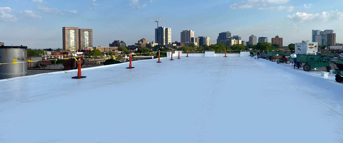 TPO roof replacement at Wisconsin Paperboard