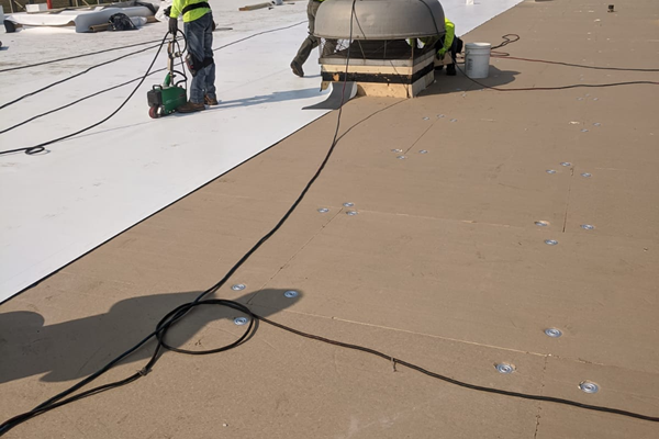 Weather-resistant TPO roof installation completed for Ozinga