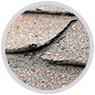 Cracked and split shingle repair icon