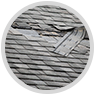 Commercial missing shingle repair icon