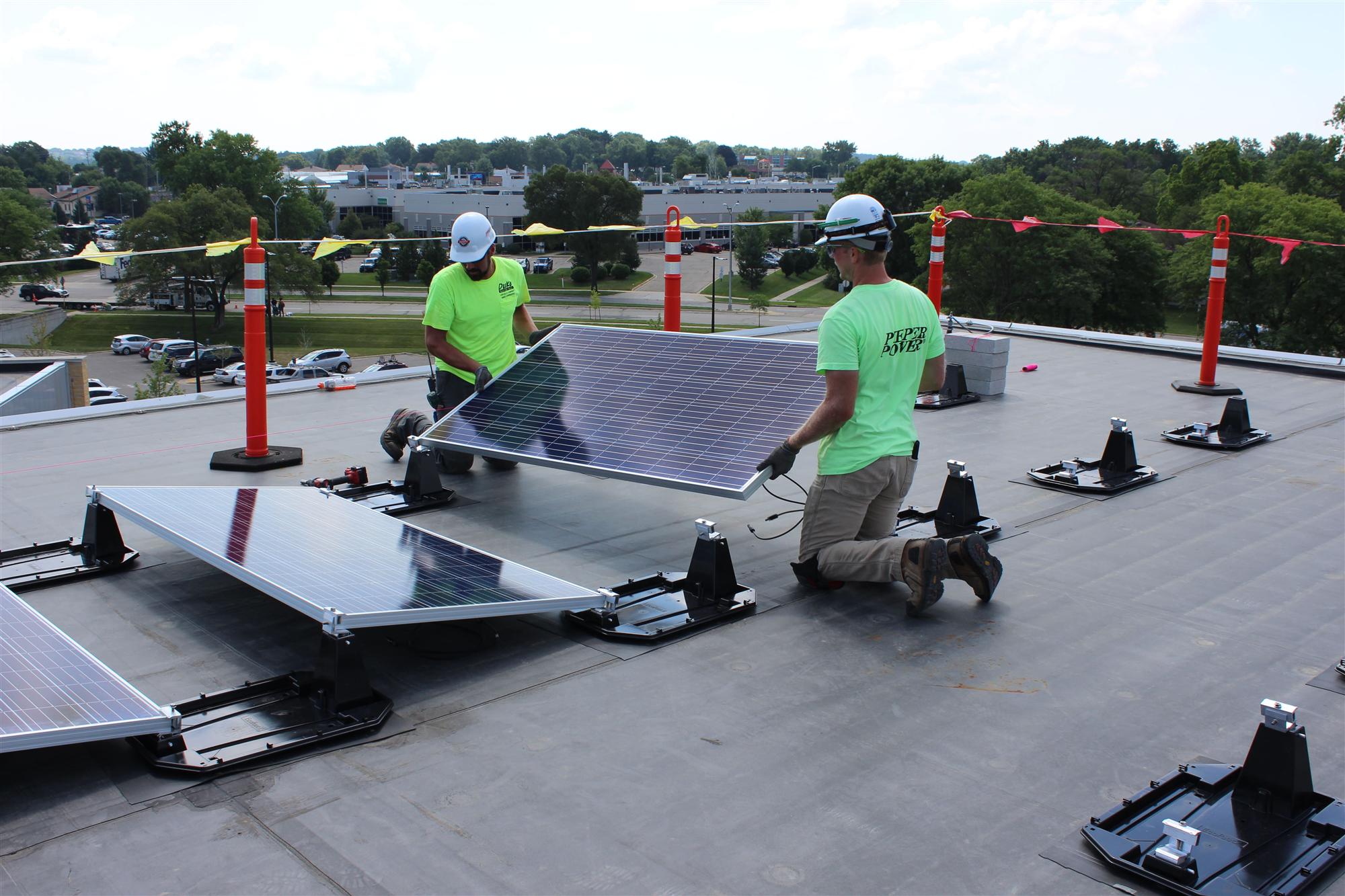 MATC Truax Solar Installation in Madison, WI