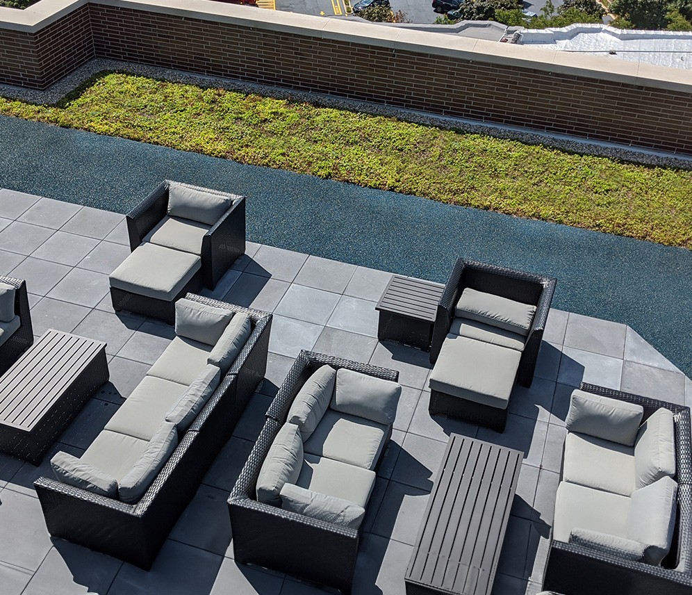 commercial flat roofing company service area