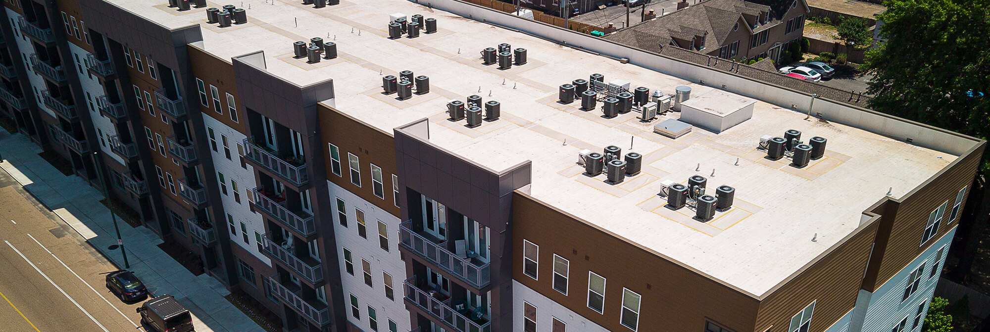 Commercial flat roofing company in Sheboygan
