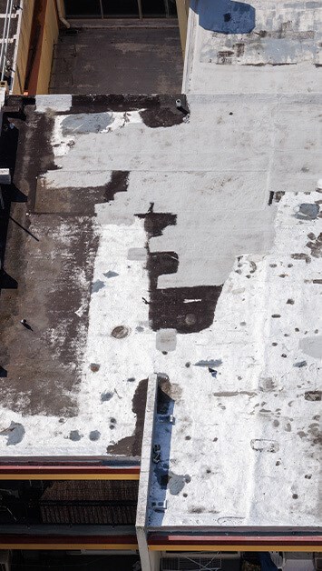 emergency commercial roof repair for storm leaks in clifton