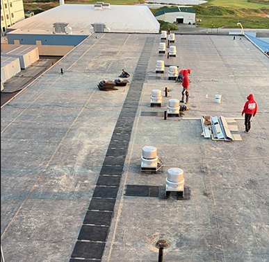 Single-Ply EPDM Roofing Instllation